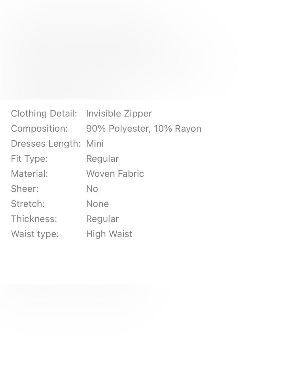 Commense Navy Metal Detail Ruffled Hem Mini Skirt - Picture 5 of 5